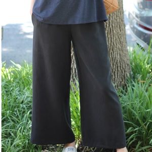 NWT National Picnic Palazzo Pant, washed black